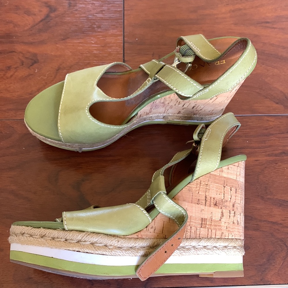 Franco Sarto Open-Toe Platform Wedges